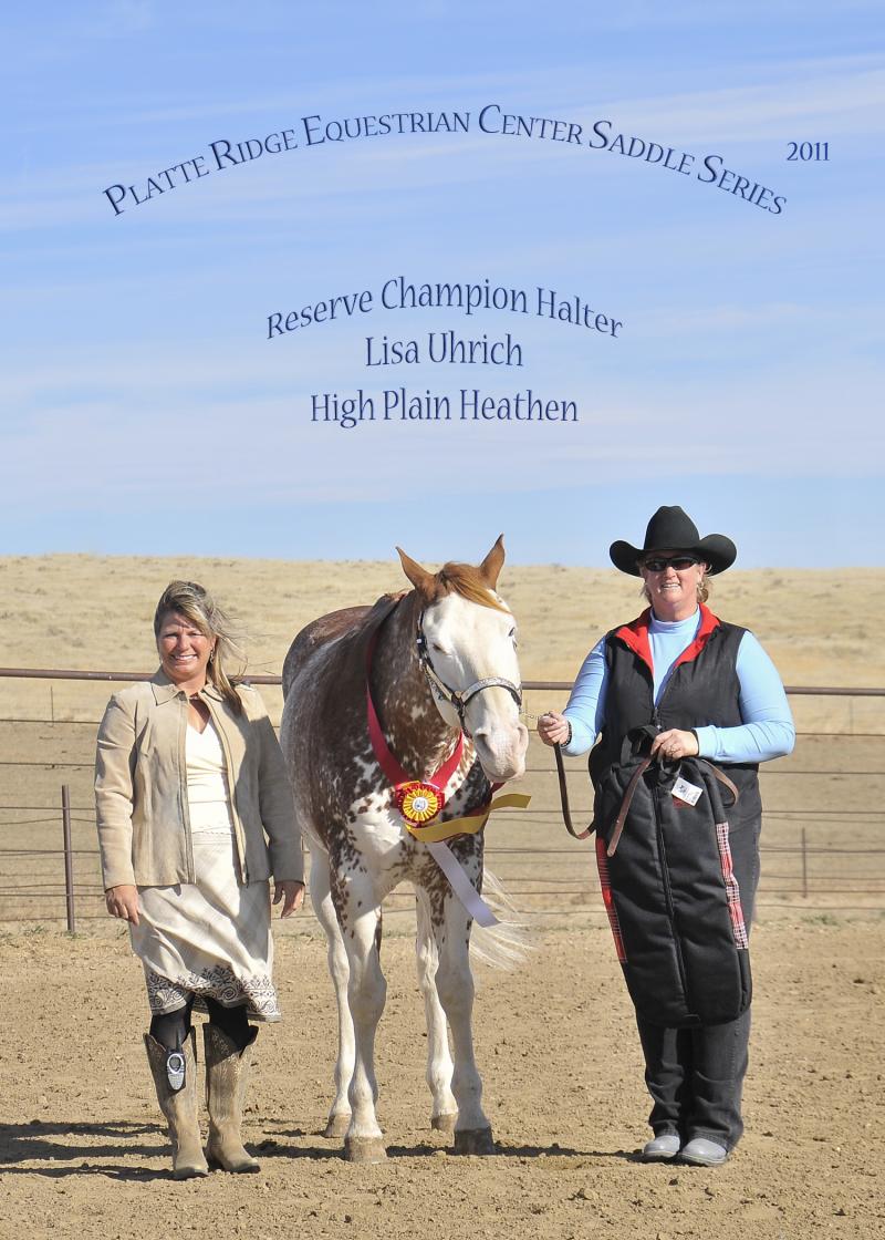 2011 Platte Ridge Horse Show Halter Reserve Champion is presented with a New Kensington Bridle Bag