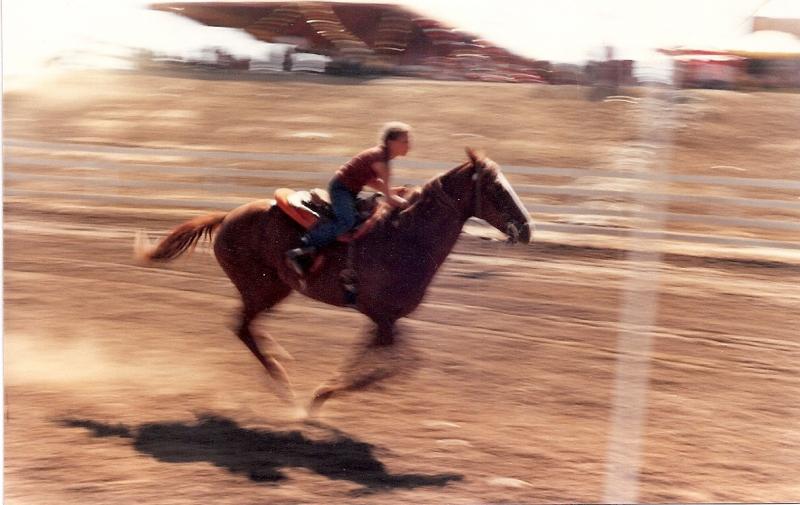 Stephanie Participating in Gymkana 1980's