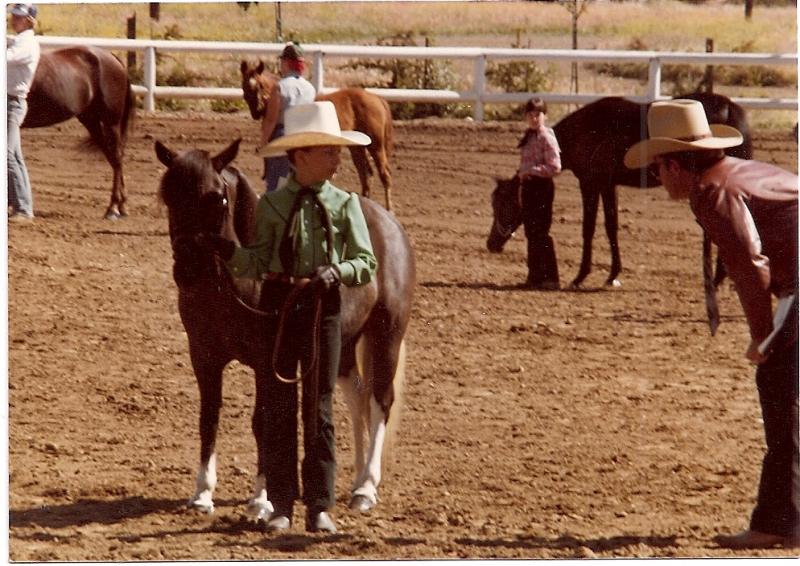 Stephanie Showing her Pony at 10 1/2 years old